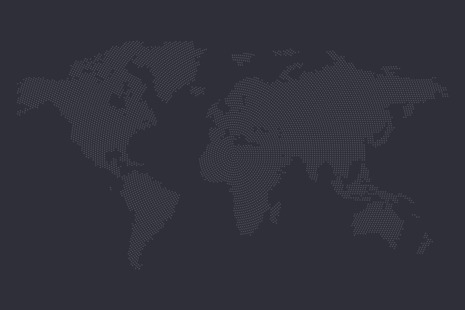 Fondo de pantalla con el mapa del mundo realizado con puntos