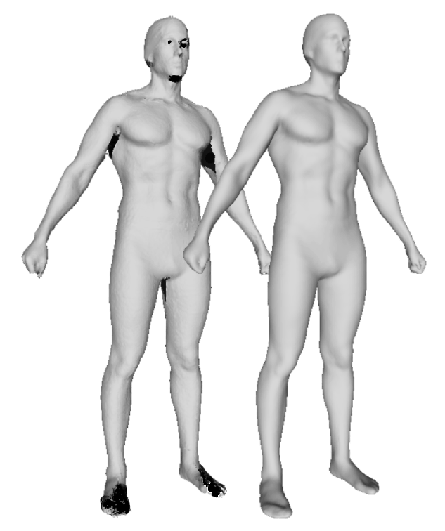 3D figures of man