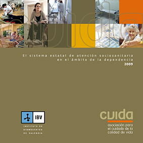 Portada del informe sobre atención sociosanitaria en el ámbito de la dependencia