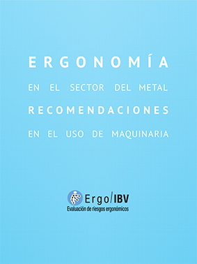 Portada de la Guía de ergonomía en el sector del metal