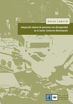 Portada del manual de Integración laboral con discapacidad en comercio de alimentación