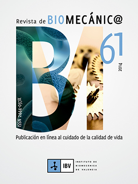 Portada de la revista de Biomecánica número 61