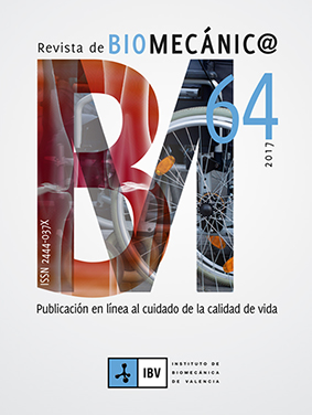 Portada de la revista de Biomecánica número 64