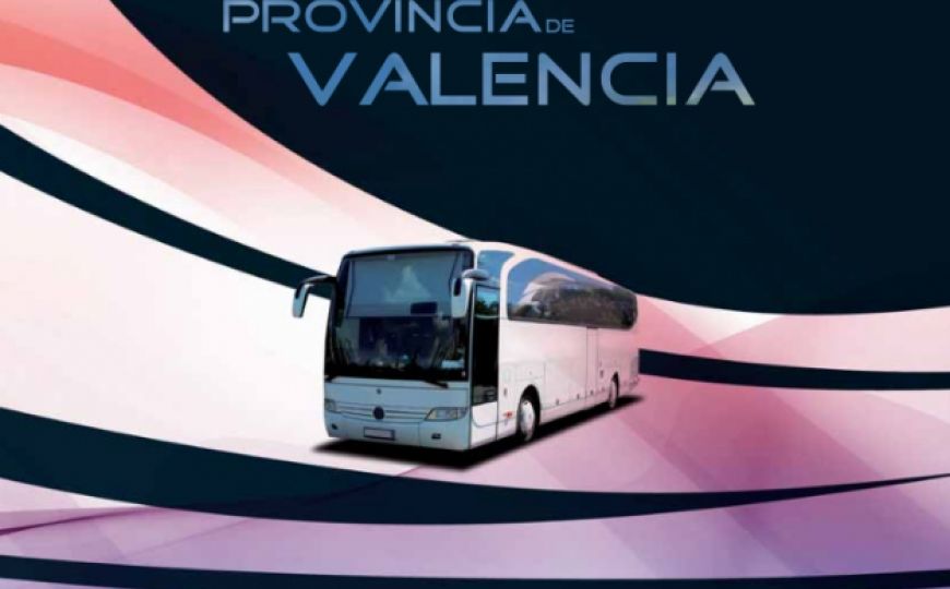 Cartel del proyecto Adiva, en el que aparece un autobús