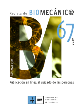 Portada de la revista de Biomecánica número 67